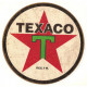 TEXACO  Sticker vinyle decpupé ( dessiné vieilli )