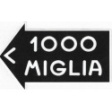 1000 MIGLIA gauche sticker vinyle laminé
