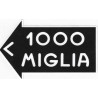 1000 MIGLIA left  laminated decal