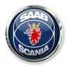 SAAB-SCANIA  laminated decal opticzl illusion