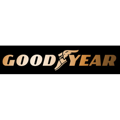 GOOD YEAR  Sticker vinyle laminé
