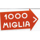 1000 MIGLIA droit sticker vinyle laminé