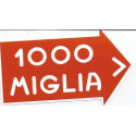 1000 MIGLIA droit sticker vinyle laminé
