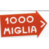 1000 MIGLIA droit sticker vinyle laminé