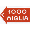 1000 MIGLIA gauche sticker vinyle laminé
