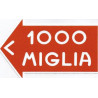 1000 MIGLIA gauche sticker vinyle laminé