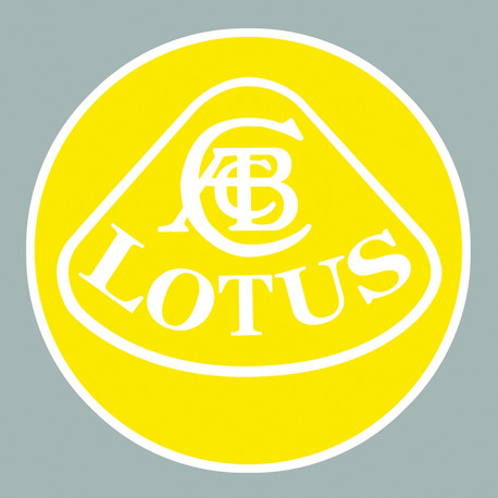 LOTUS laminated decal