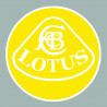LOTUS laminated decal