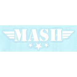 MASH WHITE DECAL