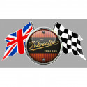 VELOCETTE Flags laminated decal