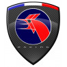 MATRA coq RACING left laminated decal