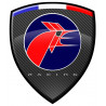 MATRA coq RACING right laminated decal