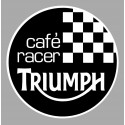 TRIUMPH  cafe racer Sticker vinyle laminé