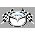 MAZDA FLAGS laminated decal