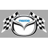 MAZDA FLAGS laminated decal