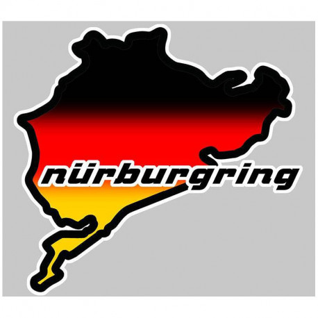 Circuit de Nuburgring Laminated decal