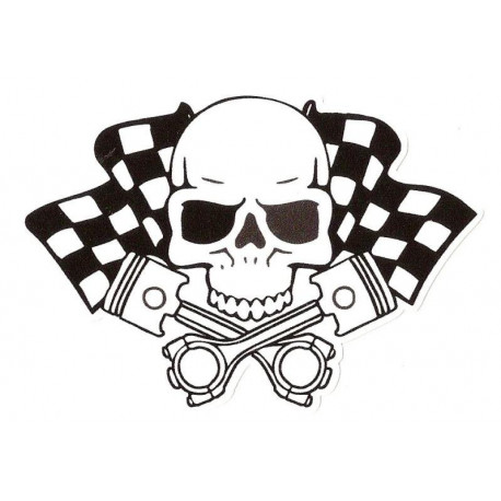 BOBBER CULT  Sticker UV 75mm x 64mm