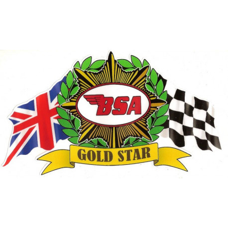 BSA  Number one Sticker UV  105mm x 75mm