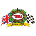 BSA  GOLD STAR laminated decal