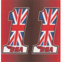 BSA  BIC lighter Sticker  68mm x 65mm