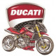 DUCATI Skull Sticker UV  160mm x 150mm