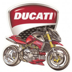 DUCATI  Sticker  115mm x 115mm