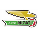 DUCATI   Sticker droit vinyle laminé