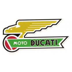 DUCATI Sticker gauche vinyle laminé