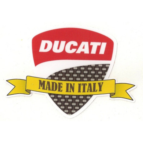 DUCATI  Corse  Pin Up Sticker UV  120mm x 70mm