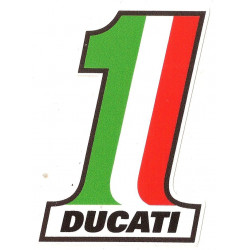 DUCATI Number one  Sticker vinyle laminé