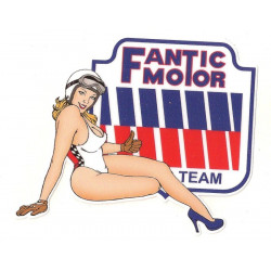 FANTICMOTOR PIN UP droite Sticker 