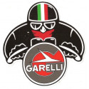 GARELLI Motard Sticker vinyle laminé