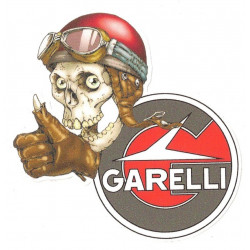 GARELLI Skull Sticker gauche   