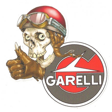 GARELLI Sticker UV  75mm x 72mm 