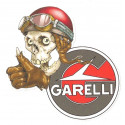 GARELLI Skull Sticker gauche   