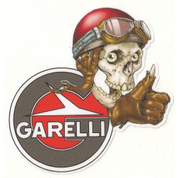 GARELLI Skull Sticker UV  120mm x 120mm 