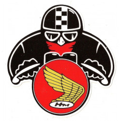 HONDA " Biker "  laminated  decal