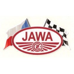JAWA CZ  Flags Sticker vinyle laminé