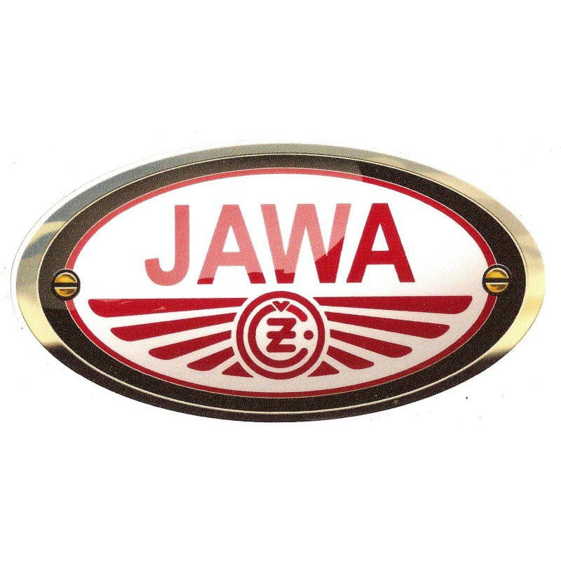 JAWA  CZ Sticker  cafe racer bretagne clicboutic com