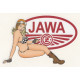 JAWA CZ  Pin Up droite Sticker 