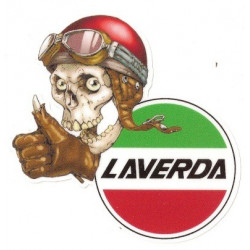 LAVERDA Motard  Sticker UV  78mm x 75mm