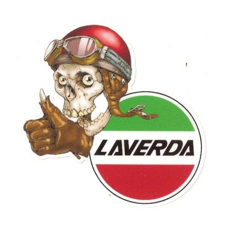 LAVERDA Motard  Sticker UV  78mm x 75mm