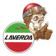 LAVERDA Skull  Sticker UV  150mm x 45mm