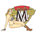 MAICO Pin UP  right laminated vinyl decal