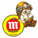MONTESA Skull  right Sticker