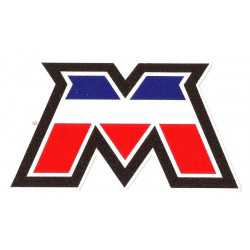 MOTOBECANE " M "  Sticker UV 75mm x 42mm