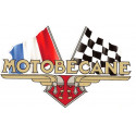 MOTOBECANE  Flags laminated decal