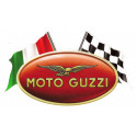 MOTO GUZZI  drapeaux Sticker vinyle laminé