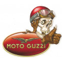 MOTO GUZZI  Skull right laminated decal