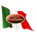 MOTO GUZZI " Guzzirider "  Flag Sticker gauche